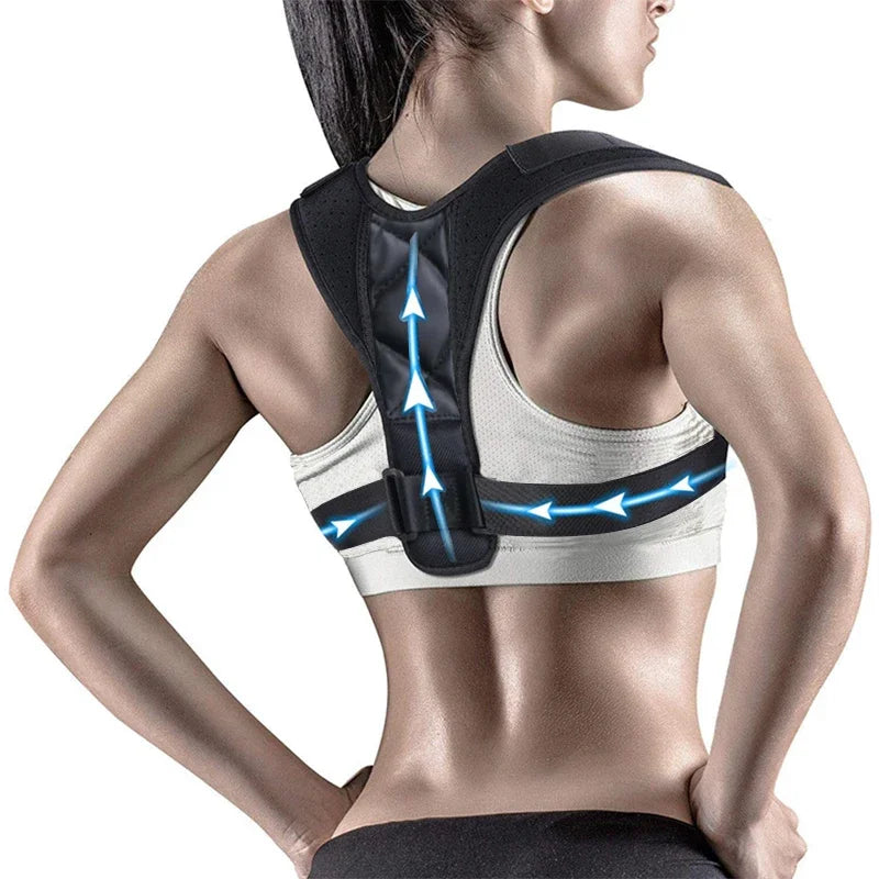 Sitting Posture Corrector Belt Straight Back Shoulder Support Aid