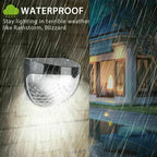Waterproof Solar LED Fence Lights for Garden & Outdoor Decor