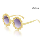 Kids Flower Sunglasses | Cute Daisy Round Shades for Children