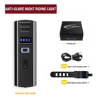 Type-C Rechargeable Bike Light with Digital Display