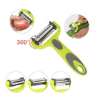 3 in 1 Rotary Vegetable Peeler Multifunction Grater & Julienne Slicer