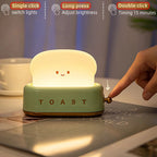 Cute Toaster Night Light Rechargeable Bedside Lamp