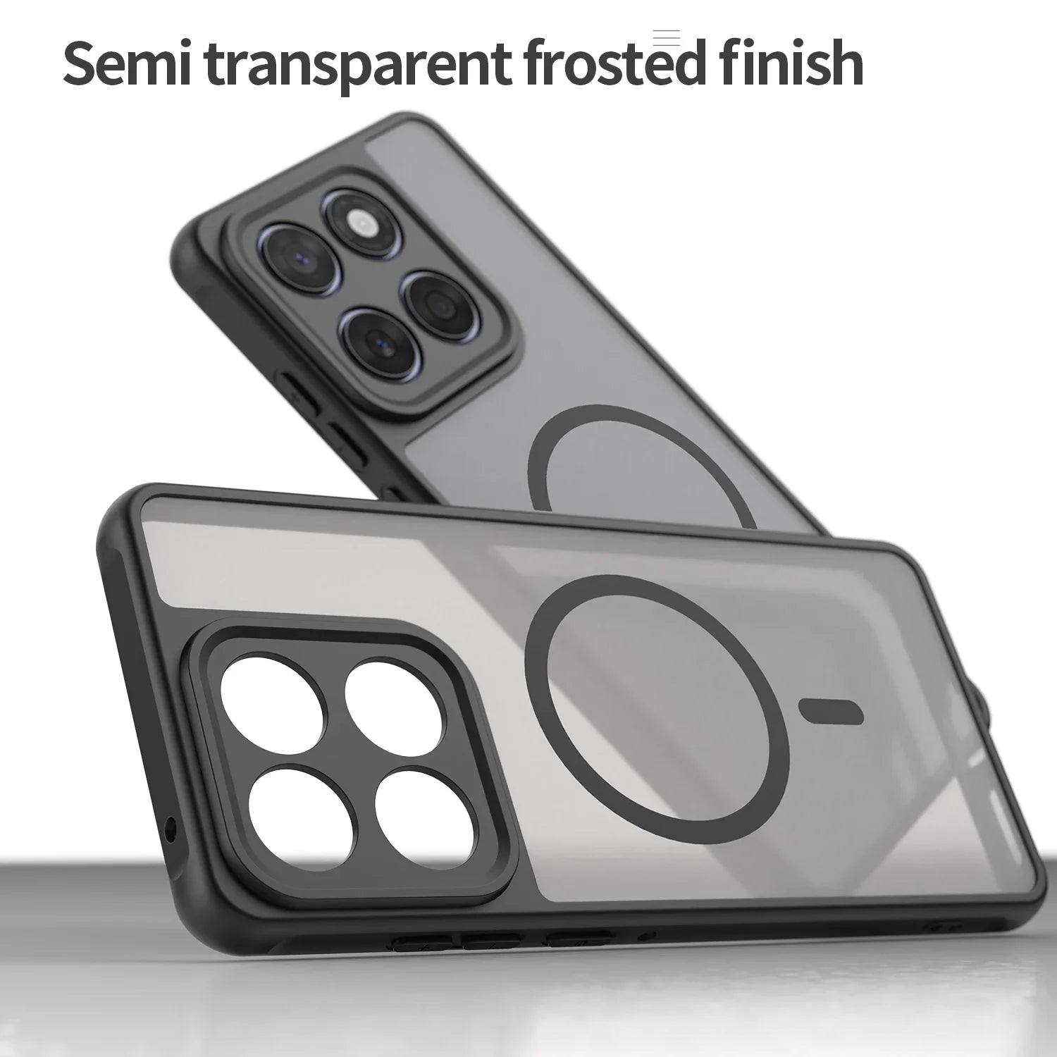 MagSafe Matte Clear Case for Motorola Edge 60 Fusion & 70 G86 G56