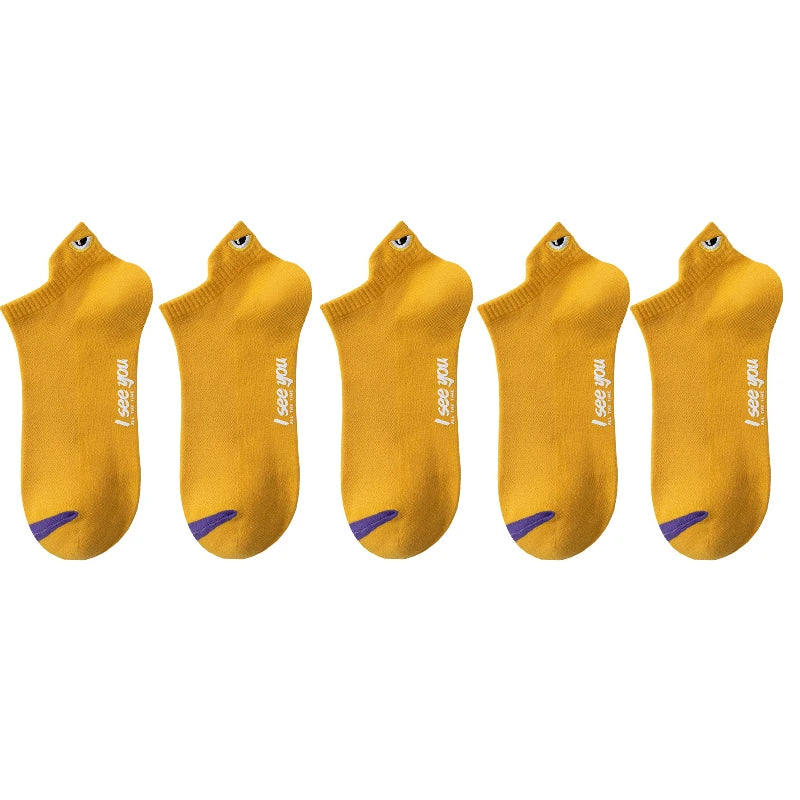 Ankle Socks Men Women Breathable Low Cut Casual Summer 5 - 10 Pairs
