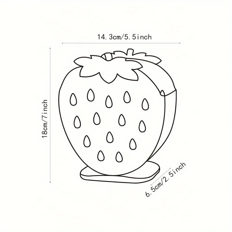 Strawberry Cutlery Holder Utensil Storage Rack