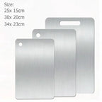 WXCOO Stainless Steel Cutting Board Double-Sided