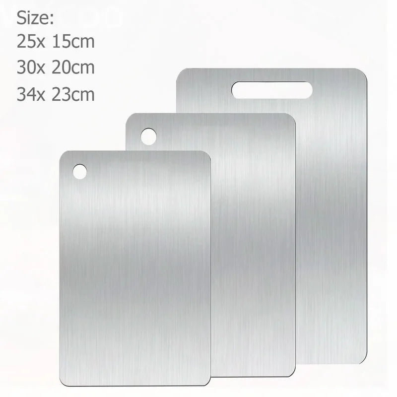 WXCOO Stainless Steel Cutting Board Double-Sided