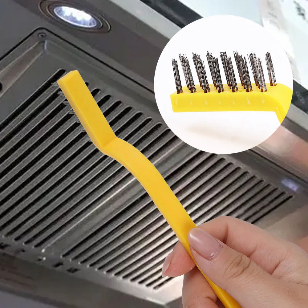 3PCS Gas Stove Cleaning Brush Set Wire Brush Kit