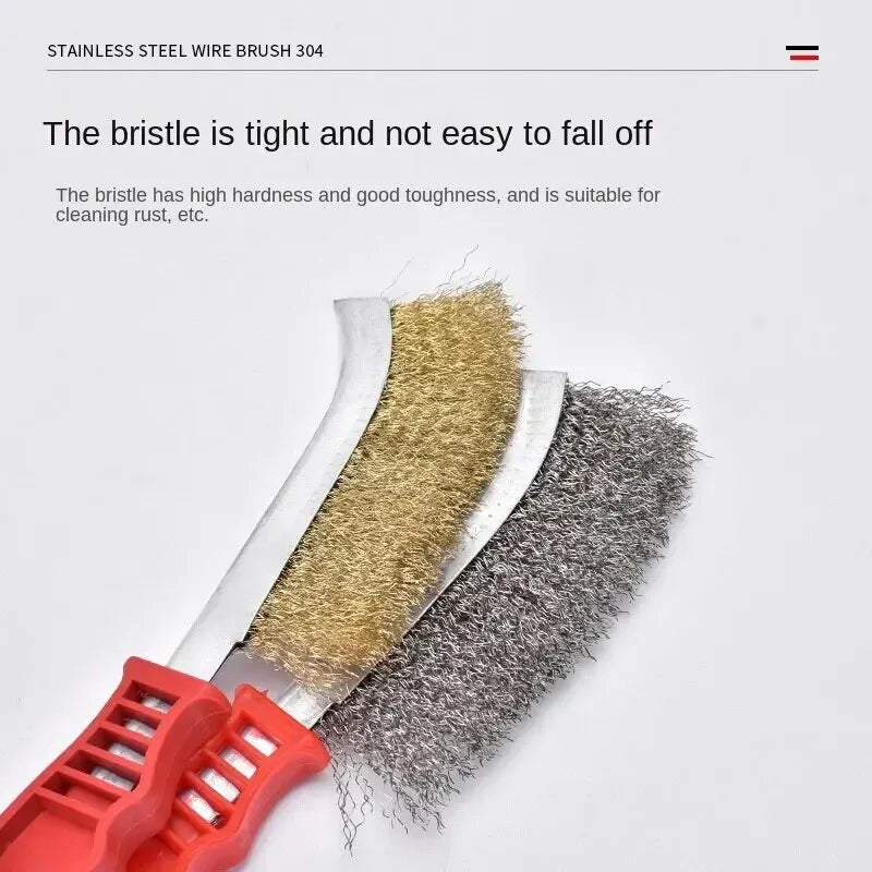 Wire Grill Cleaning Brush Long Handle Rust Brush