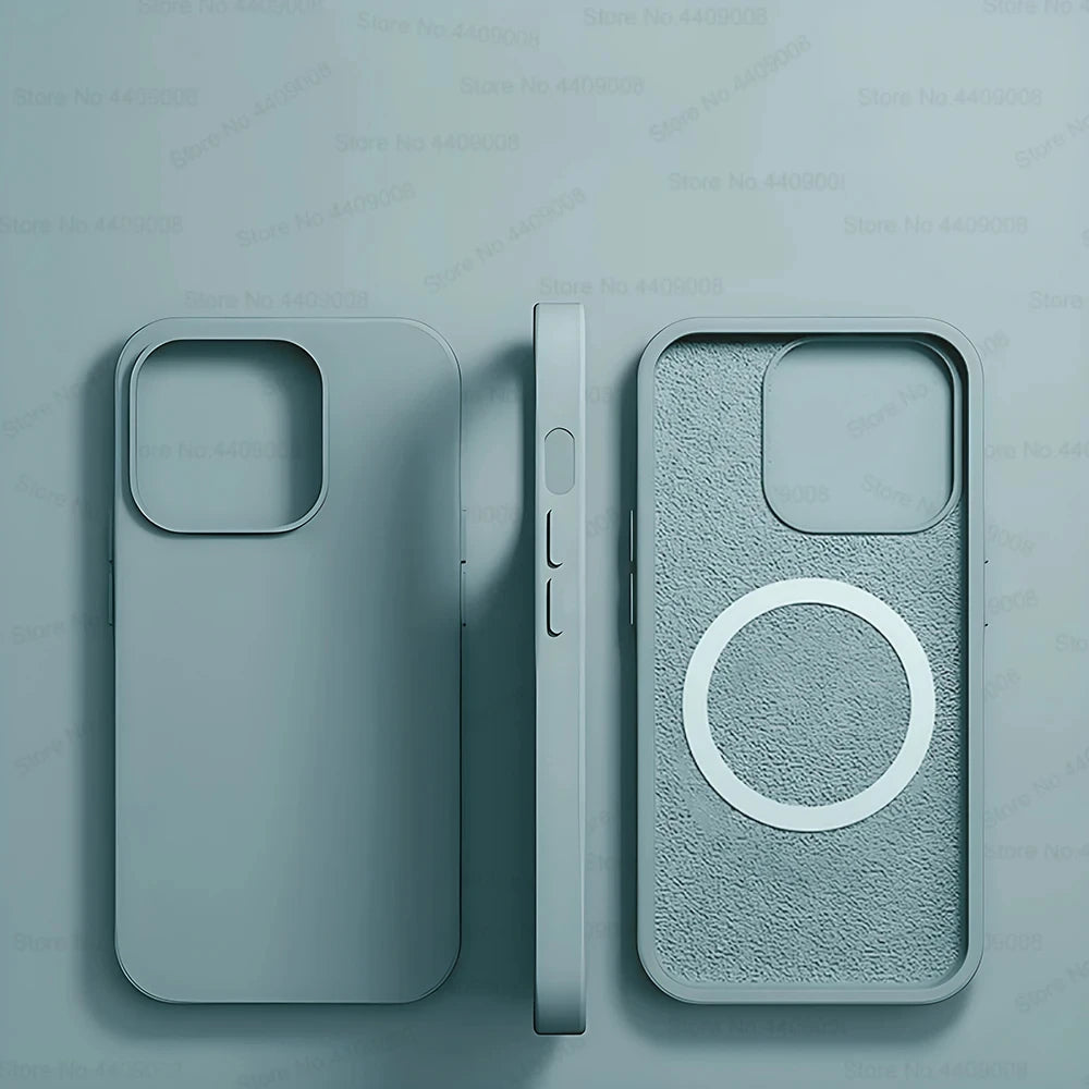 MagSafe Magnetic Silicone Case for iPhone 11 12 13 14 15 Pro Max