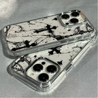 Gothic Cross Mark Clear Case for iPhone 11 12 13 14 15 16 17 Pro Max