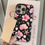 Sweet Lily Flower Litchi Case for iPhone 17 16 15 14 13 Pro Max Cover