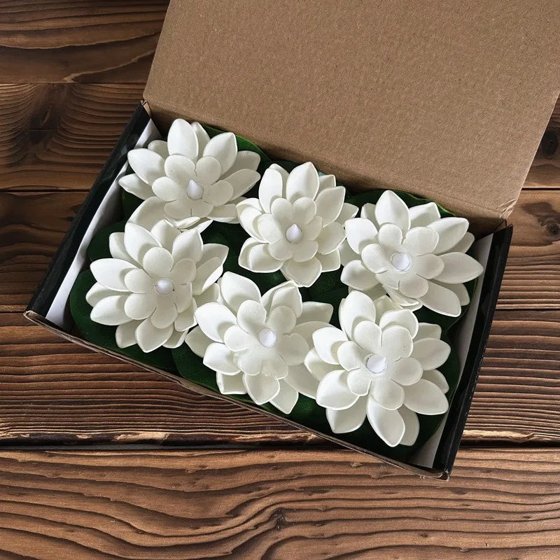 LED Floating Lotus Flower Lights for Pool & Garden Decor