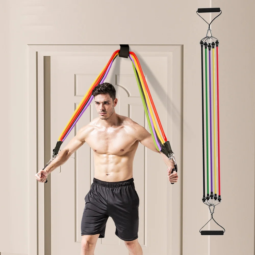 Pull Rope Resistance Bands Set Chest Expander Home Workout Gym
