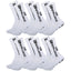 6 Pairs Non Slip Grip Socks Men Women Multi-Sport Anti-Slip