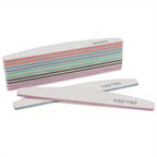 Professional Nail File Set 80-240 Grit Half Moon Nail Buffer