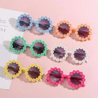 Kids Flower Sunglasses | Cute Daisy Round Shades for Children