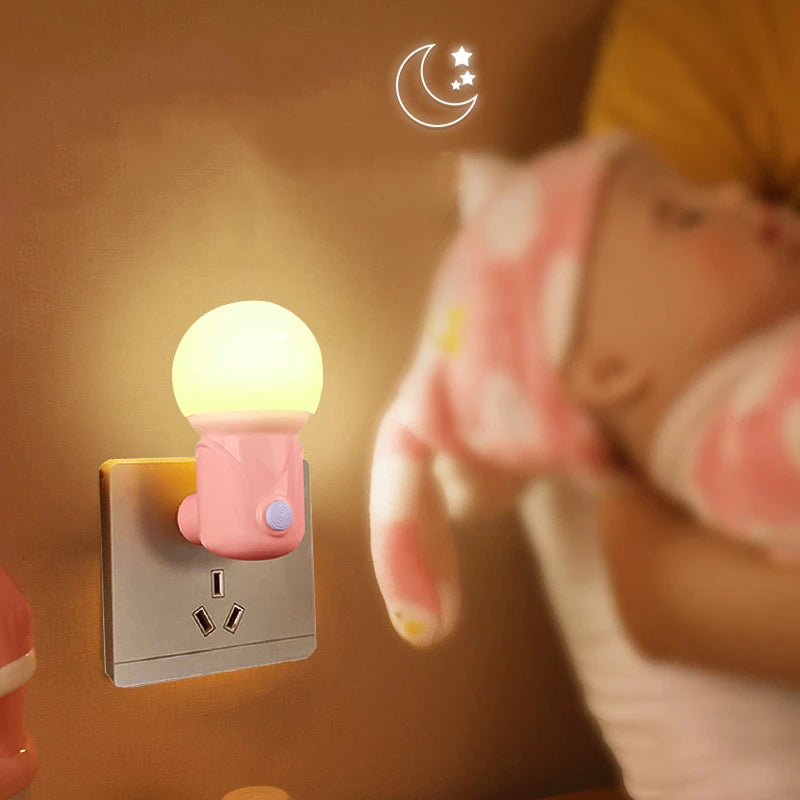 LED Night Light with Dimmer for Baby & Bedroom Lighting