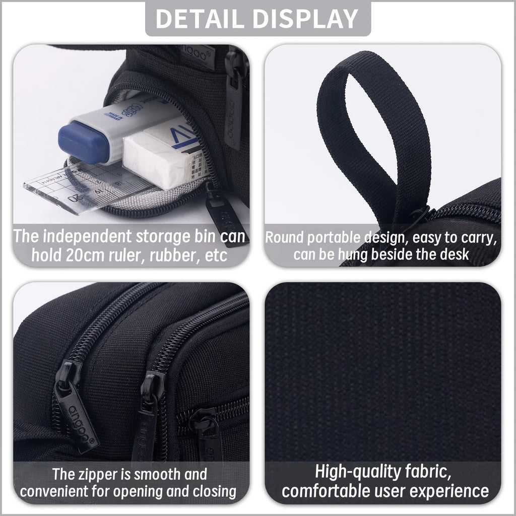 Large 3-Layer Multi-Function Pencil Case for Students