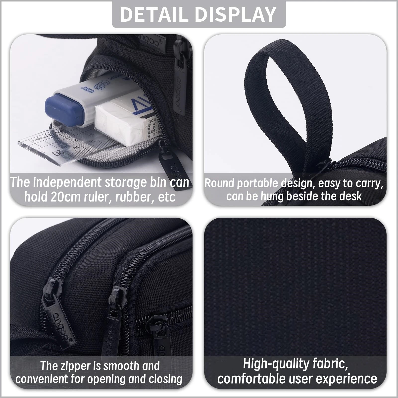 Large 3-Layer Multi-Function Pencil Case for Students