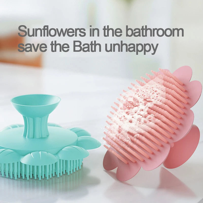 Baby Silicone Bath Brush Soft Shampoo & Massage Brush Secondary image