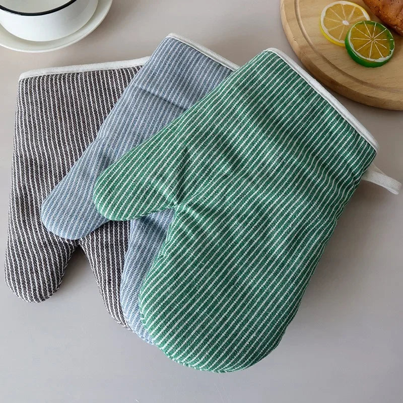 Japanese Heat-Resistant Oven Mitts – Nordic Kitchen Baking Gloves