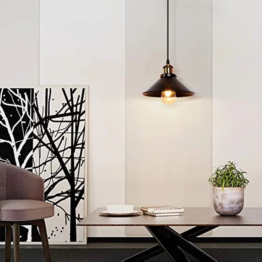Retro Loft Pendant Light E27 Industrial Hanging Lamp