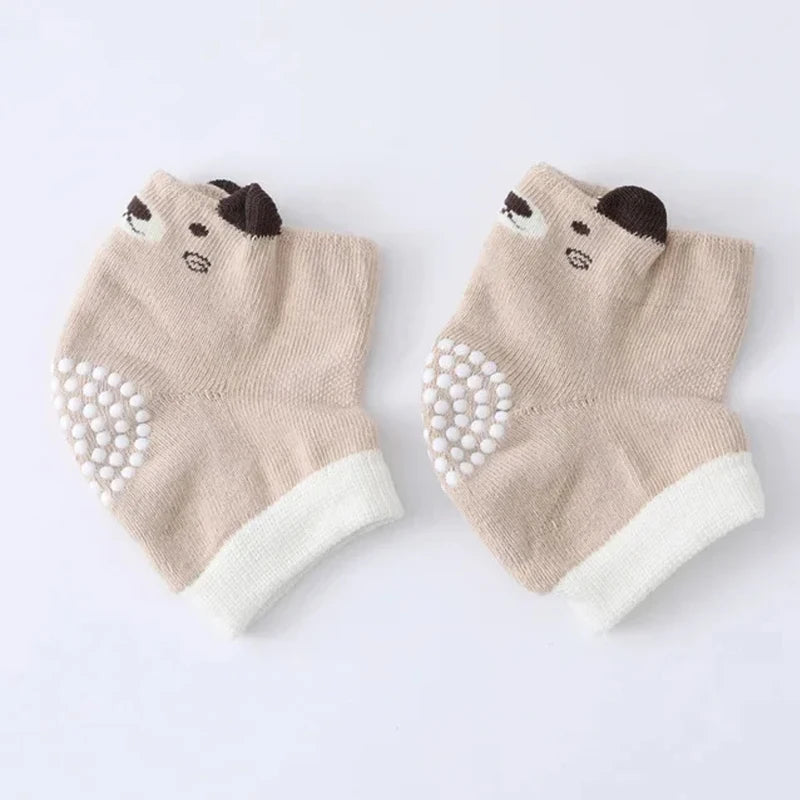 Baby Knee Pads Cotton Anti-Slip Crawling Protector (1 Pair)