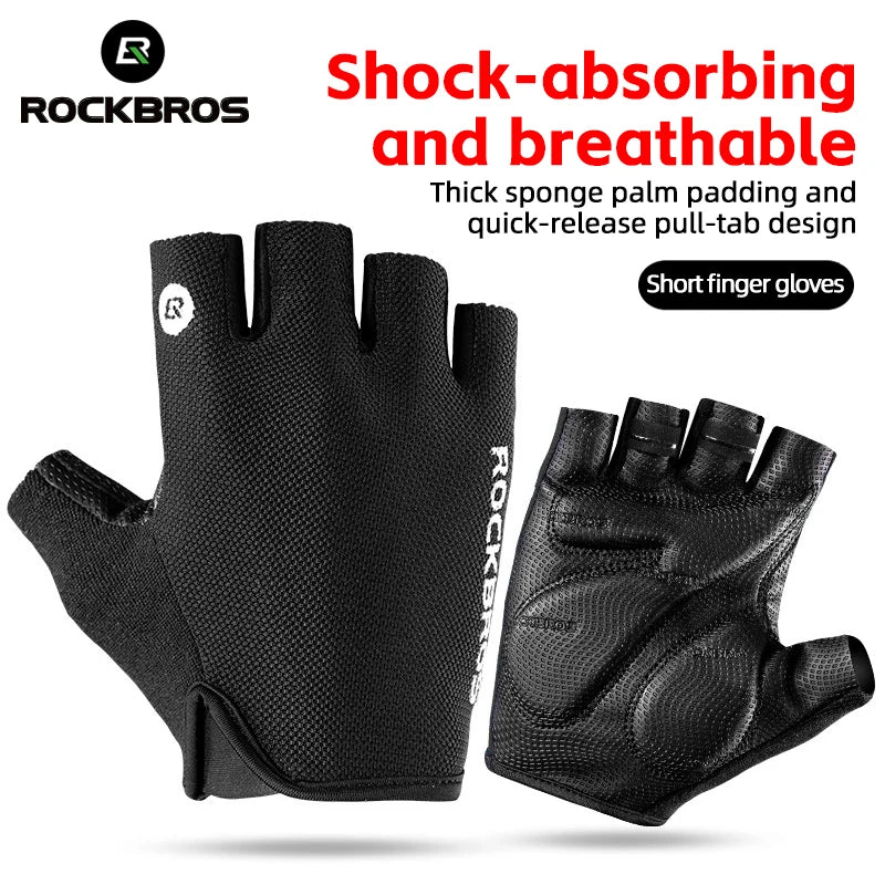 Half Finger Cycling Gloves MTB Bike Anti-Slip Breathable Gloves Secondary image