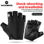 Half Finger Cycling Gloves MTB Bike Anti-Slip Breathable Gloves