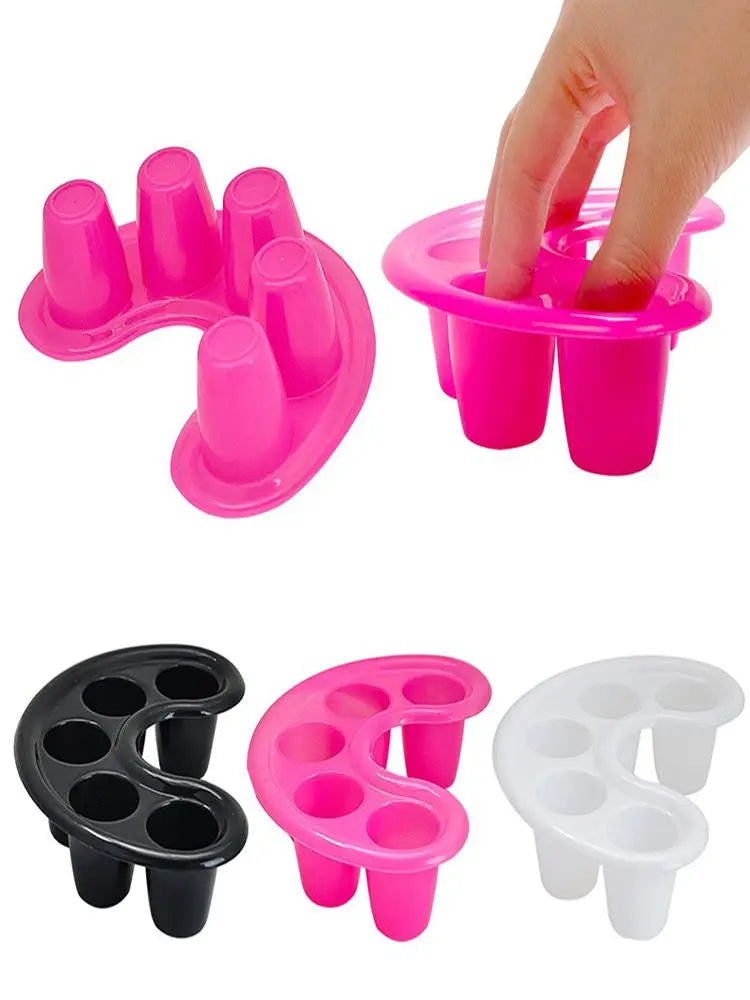 Nail Art Soak Bowl Polish Remover Tray Manicure Tool UK