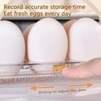 3 Layer Egg Holder Fridge Side Door Organizer