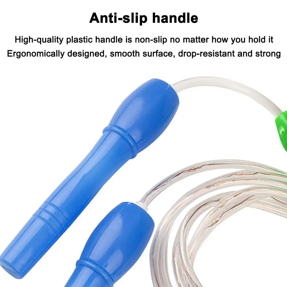 LED Light Up Jump Rope Luminous Speed Skipping Rope for Kids & Fitness