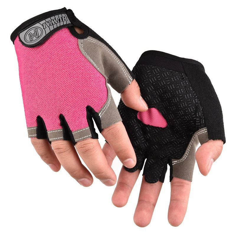 Half Finger Gym & Cycling Gloves Anti-Slip Breathable