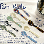 11CM Acrylic Ice Spoon – Colorful Coffee, Caviar & Dessert Stir Spoon