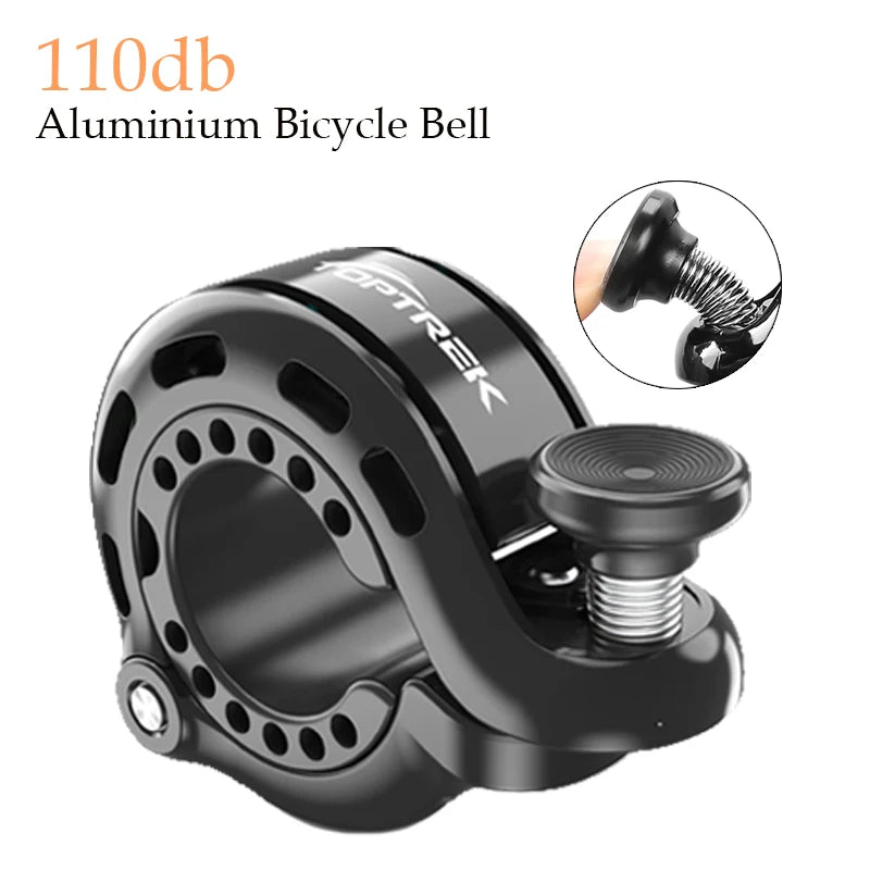 Stainless Steel Bicycle Bell Loud MTB Bike Handlebar Safety Horn