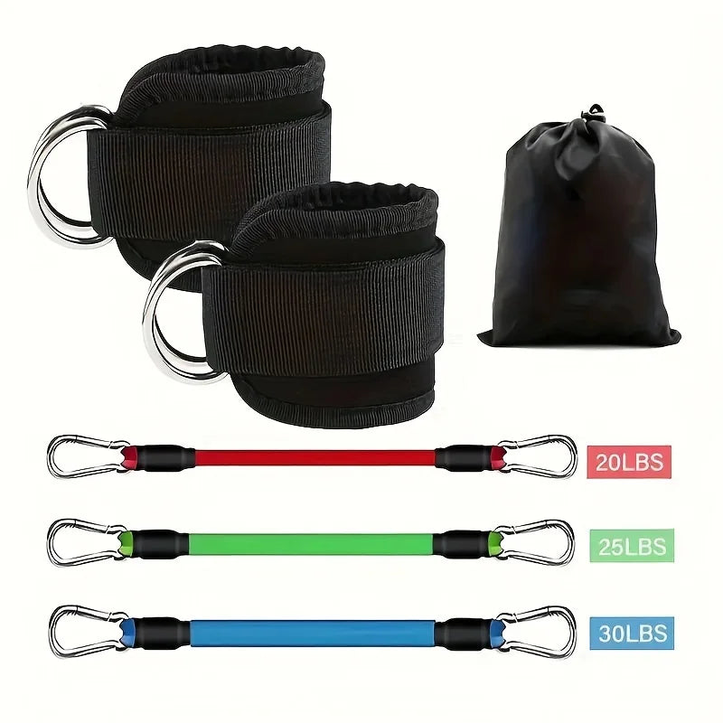 6pcs Leg Resistance Bands Set for Glute Hip and Fitness Training