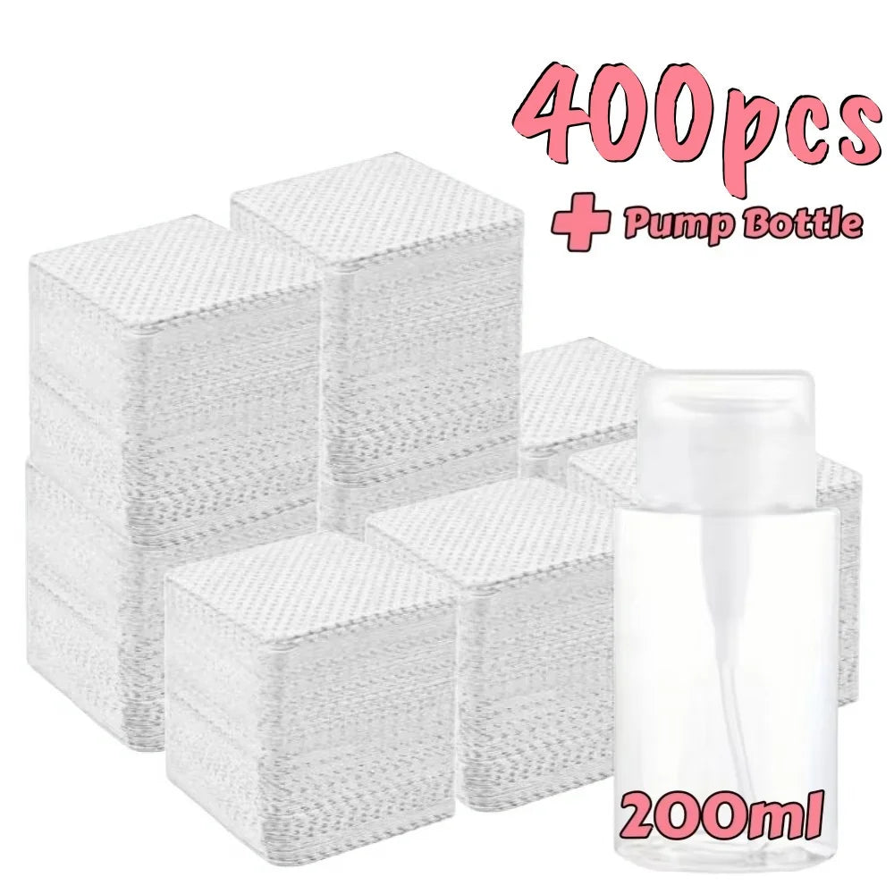 Lint-Free Nail Wipes Gel Cleanser Pads