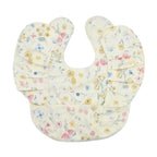 Waterproof Baby Bib with Pocket Soft PU Feeding Bib for Kids