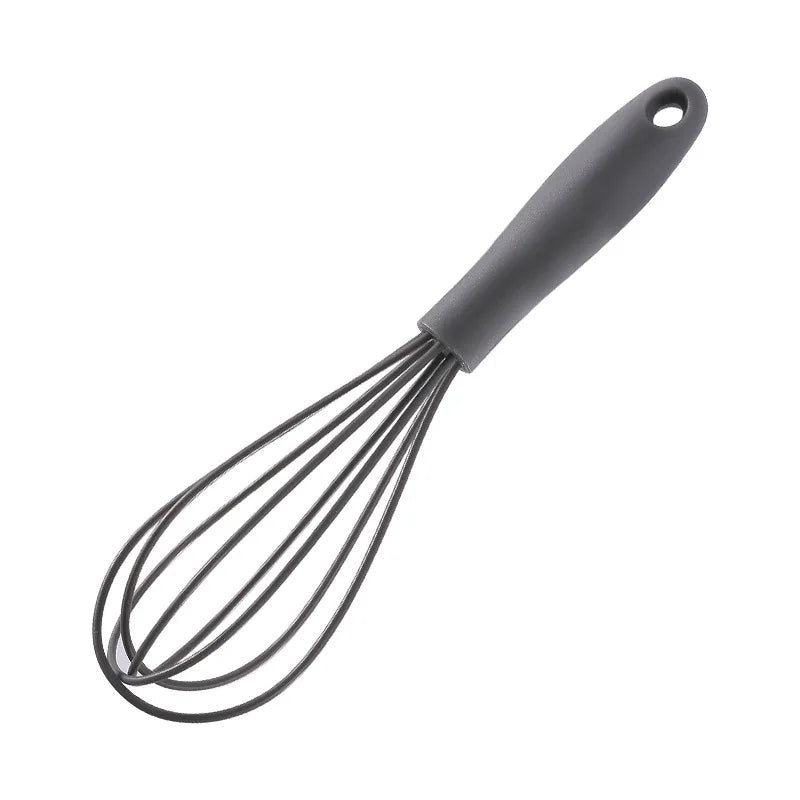 6 Inch Silicone Egg Beater Mini Manual Whisk for Baking & Cream Mixing