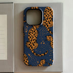 Luxury Cute Animal Double-Layer Case for iPhone 17 16 15 14 13 Pro Max