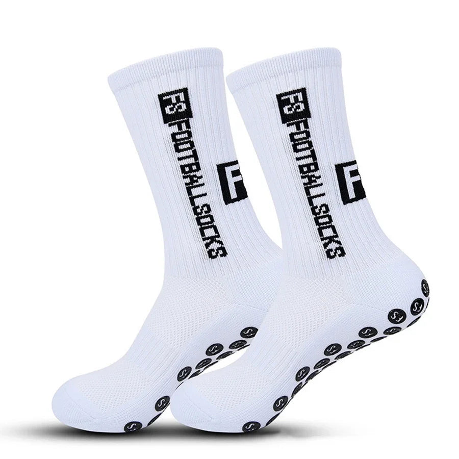 6 Pairs Non Slip Grip Socks Men Women Multi-Sport Anti-Slip