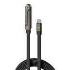 240W/65W Foldable Bracket Data Cable with Braided Cable Fast Charging Cord for iPhone 17