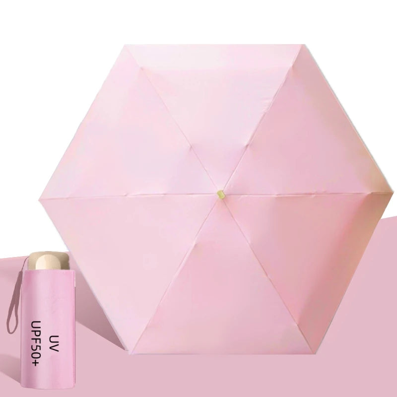 Buy UPF50+ Mini Pocket Umbrella UV Protection Travel Umbrella