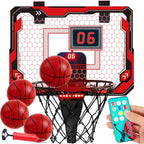 Mini Basketball Hoop | Light-Up Over the Door Hoop for Kids