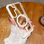 MagSafe Magnetic Clear Case for Samsung Galaxy S22 S23 S24 S25 S26