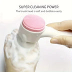 Face Wash Beauty Set 7pcs Headband Brush Cosmetic Bag Puff Kit