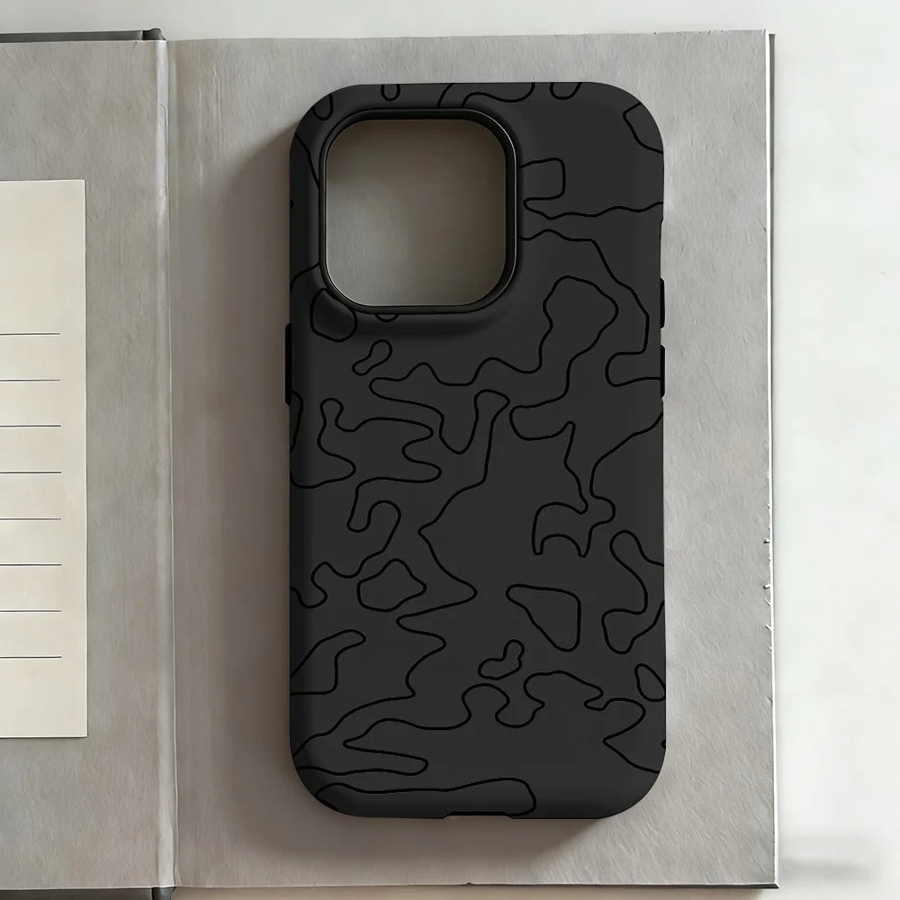 Bitter Double-Layer Case for iPhone 17 16 15 14 13 12 11 Pro Max Cover