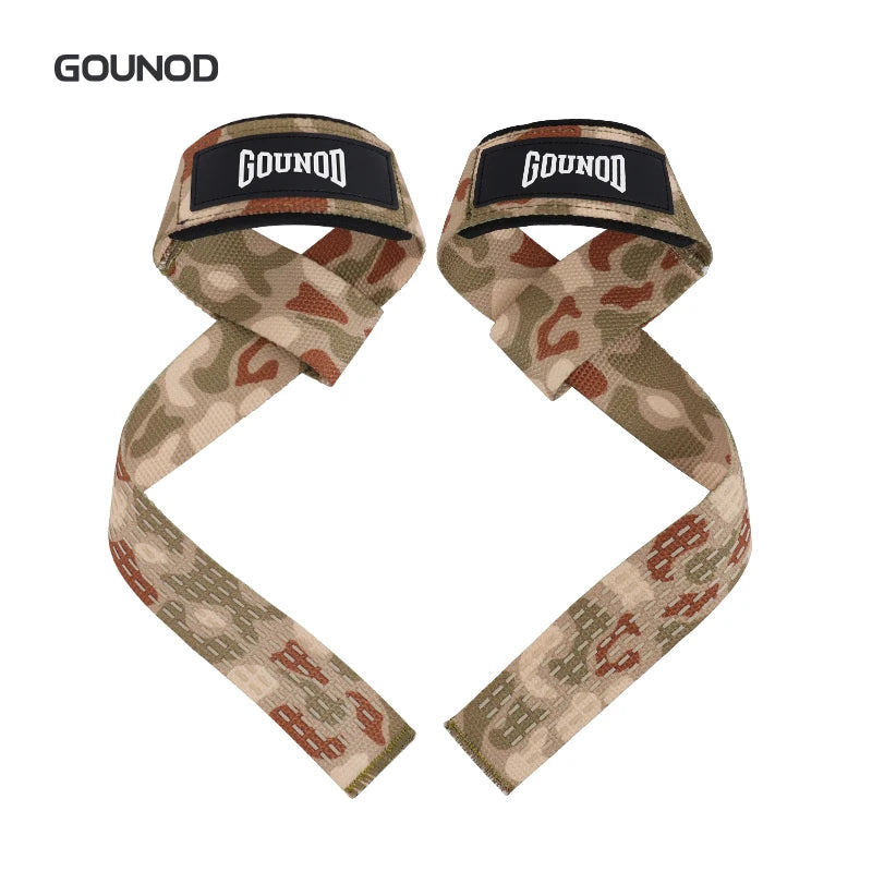 Silicone Gym Hand Grips Lifting Straps Deadlift Wrist Support Pair