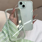 Candy Color Frame Clear Case for iPhone 11 12 13 14 15 16 17 Pro Max